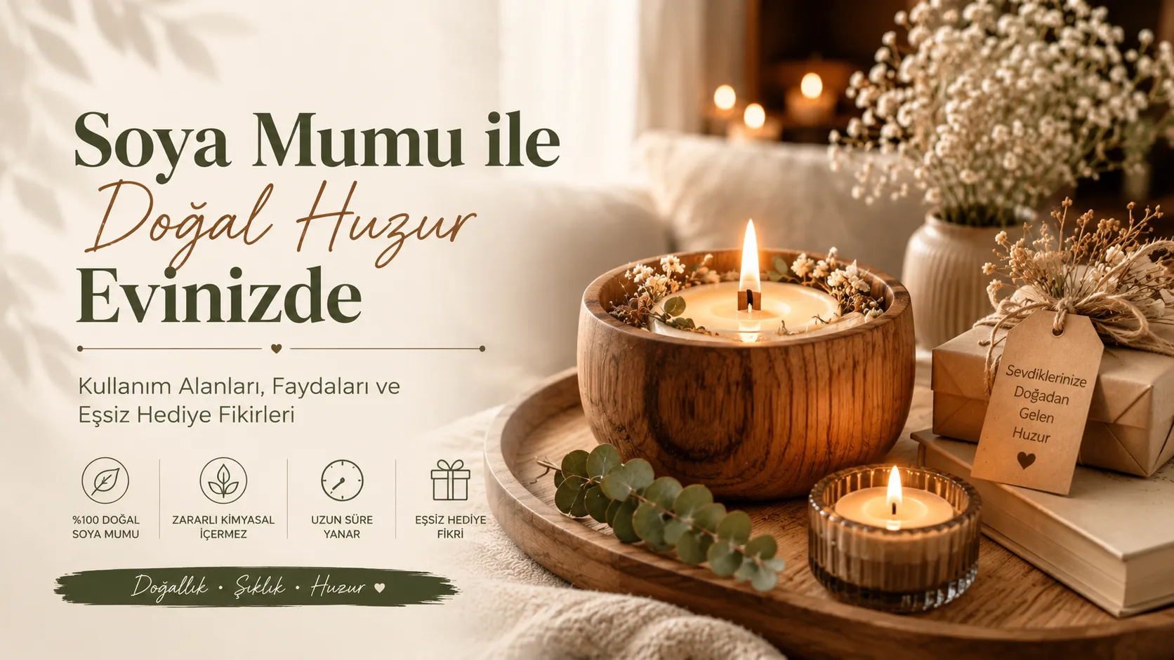Sevdiklerinizi Mutlu Edecek Bir Hediye: Neden El Yapımı Soya Mumu Tercih Etmelisiniz?
